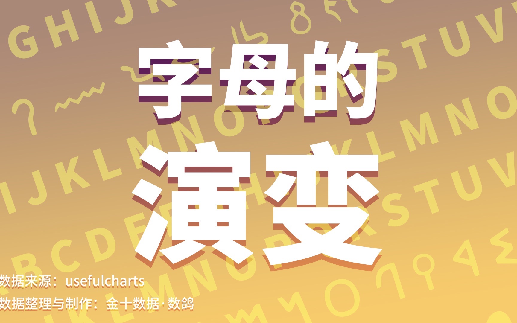 字母的演变哔哩哔哩bilibili