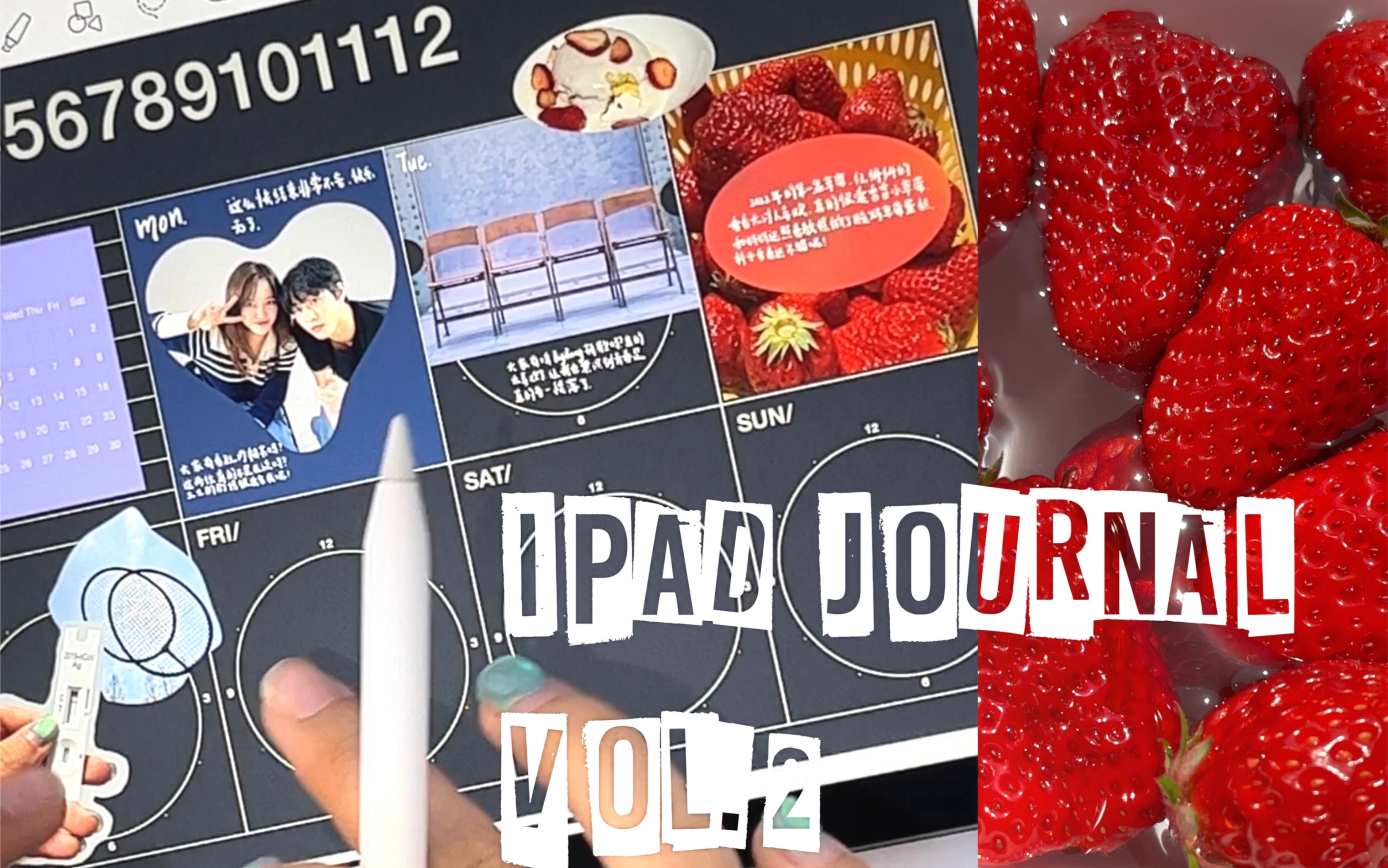 【iPad journal vol.2】|疫情宅家日志|沉浸式做手帐|电子手帐哔哩哔哩bilibili