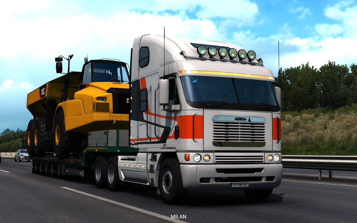 ets2欧卡里开经典美卡freightlinerargosyv26eurotrucksimulator2mod