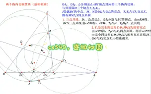 Скачать видео: cs540，两伪内切圆性质（逆相似圆）