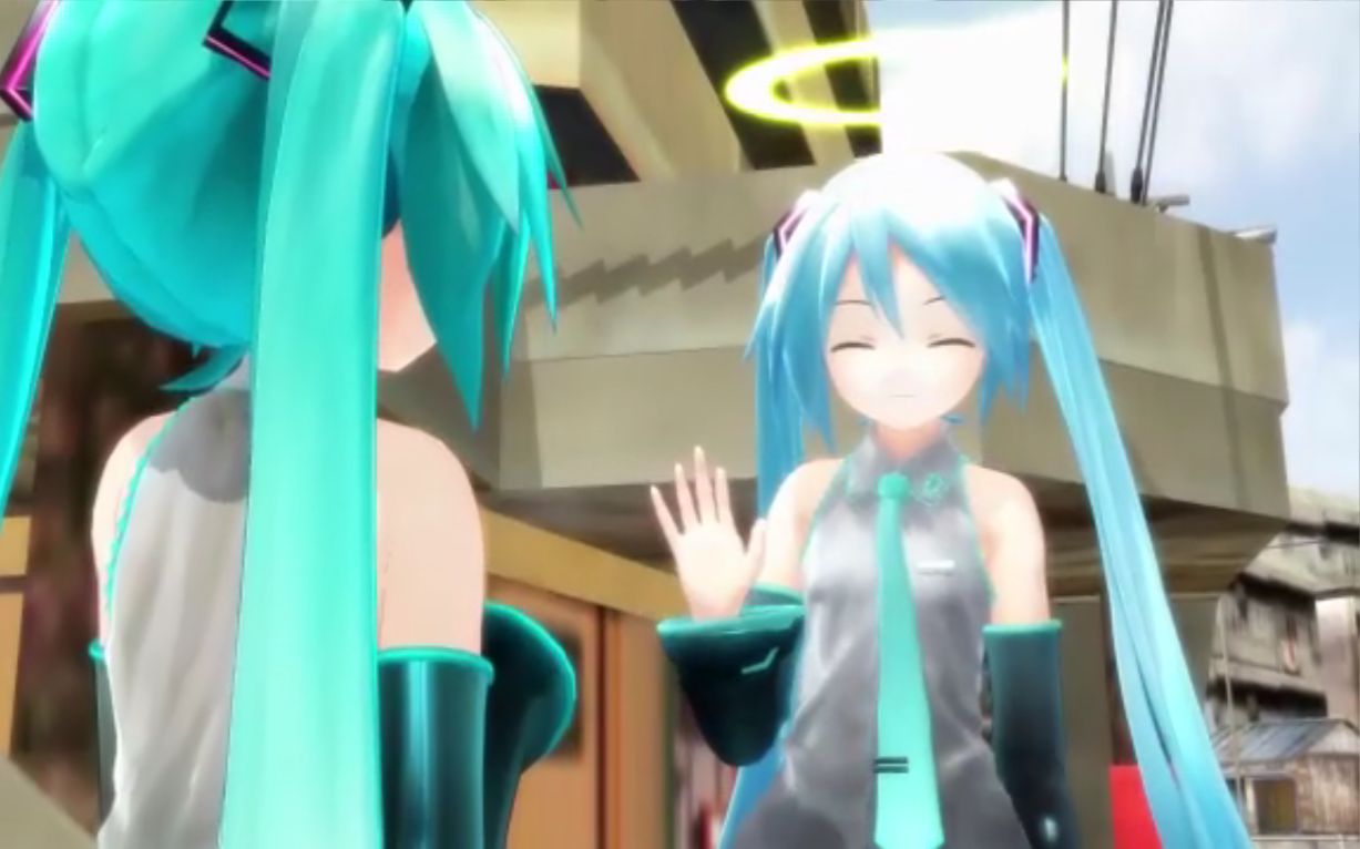 [图]【剧情MMD】初音与灵界姐姐的故事——智能手机的使用（序章）