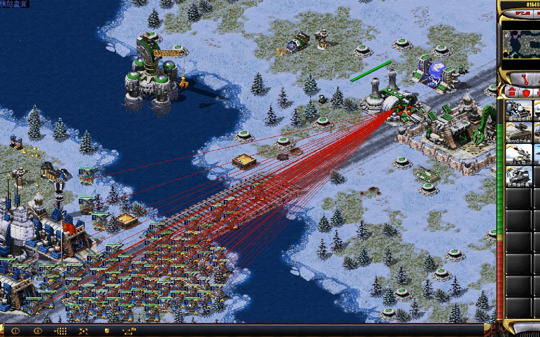 红警:60个天启坦克有多强?直接横着走