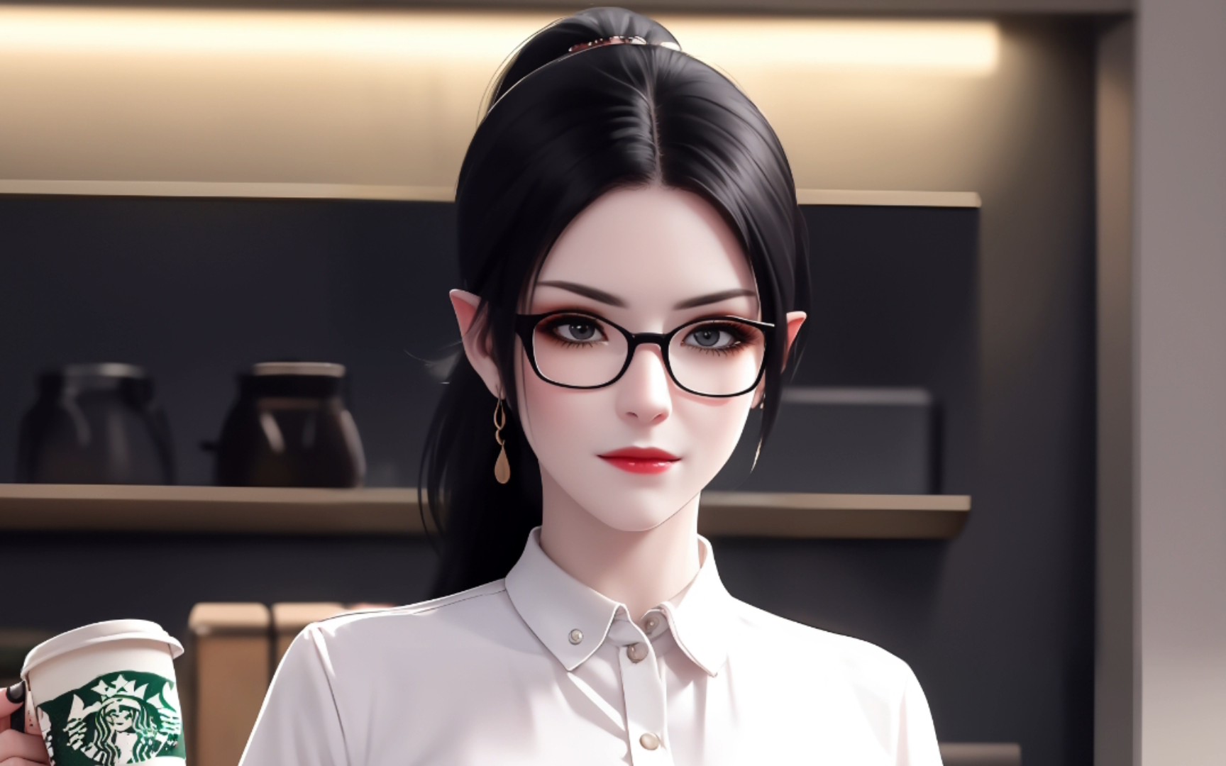 ai绘画(斗破苍穹)美杜莎店员(姑娘别哭泣)艾北