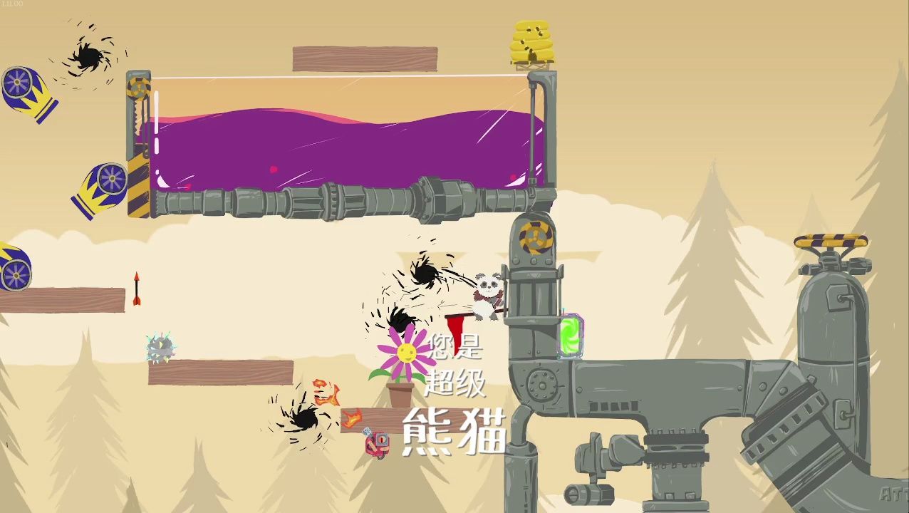 超级鸡马5月14日更新试玩(更新角色熊猫及其配套服饰以及两个新地图)