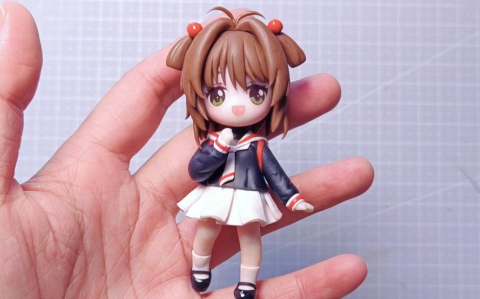 软陶自制《魔卡少女樱》手办,省钱了.