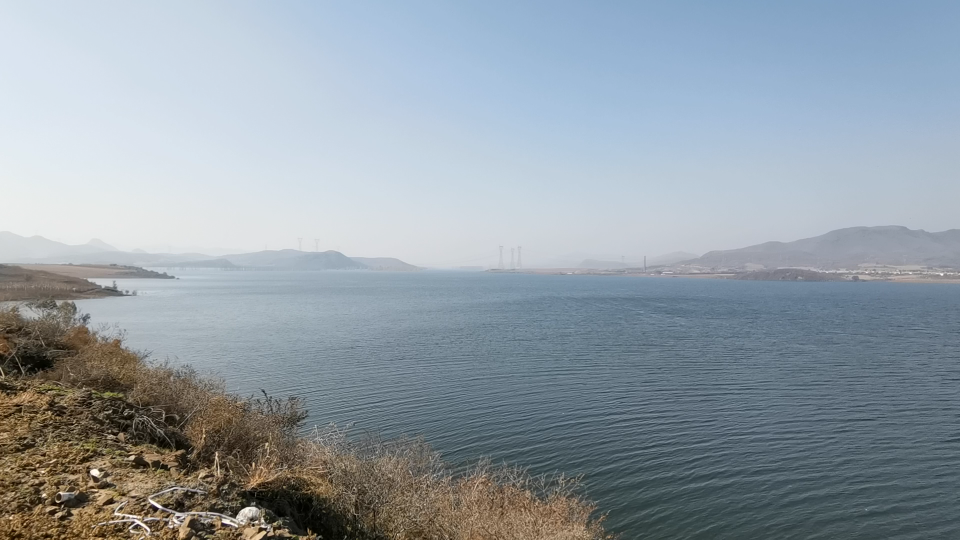 锦凌水库上游也浩瀚无垠美不胜收 #锦州 #锦凌水库 #家乡美