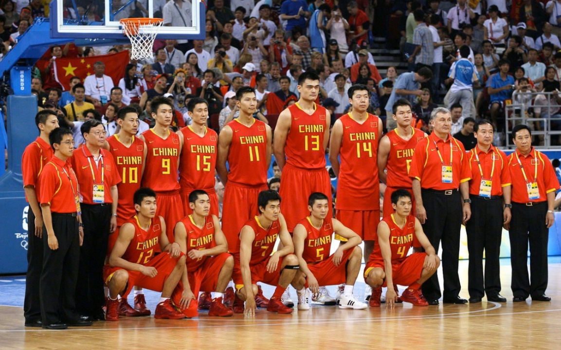 08年奥运会中国男篮出场仪式, 数万球迷齐唱国歌!