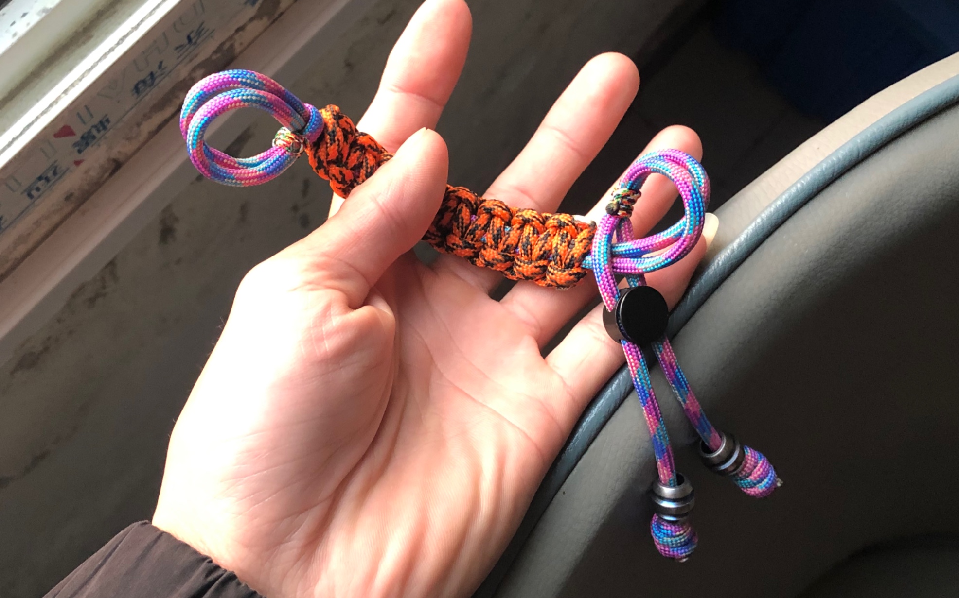 用伞绳编制反曲弓射箭用的护弓绳 失手绳教程