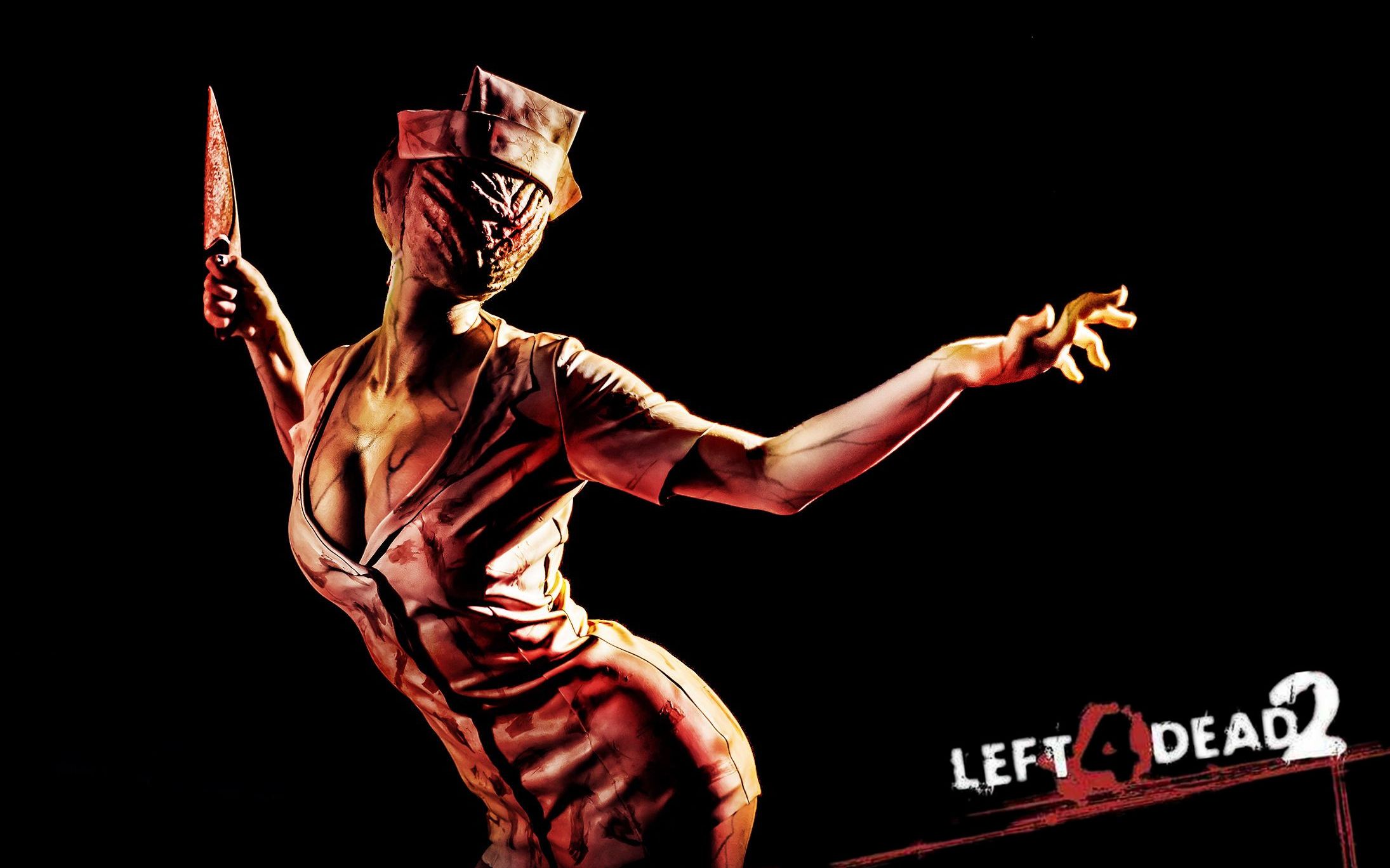 求生之路2 第三方解谜类地图(变态) 寂静岭:另一边的生活 孤身一人