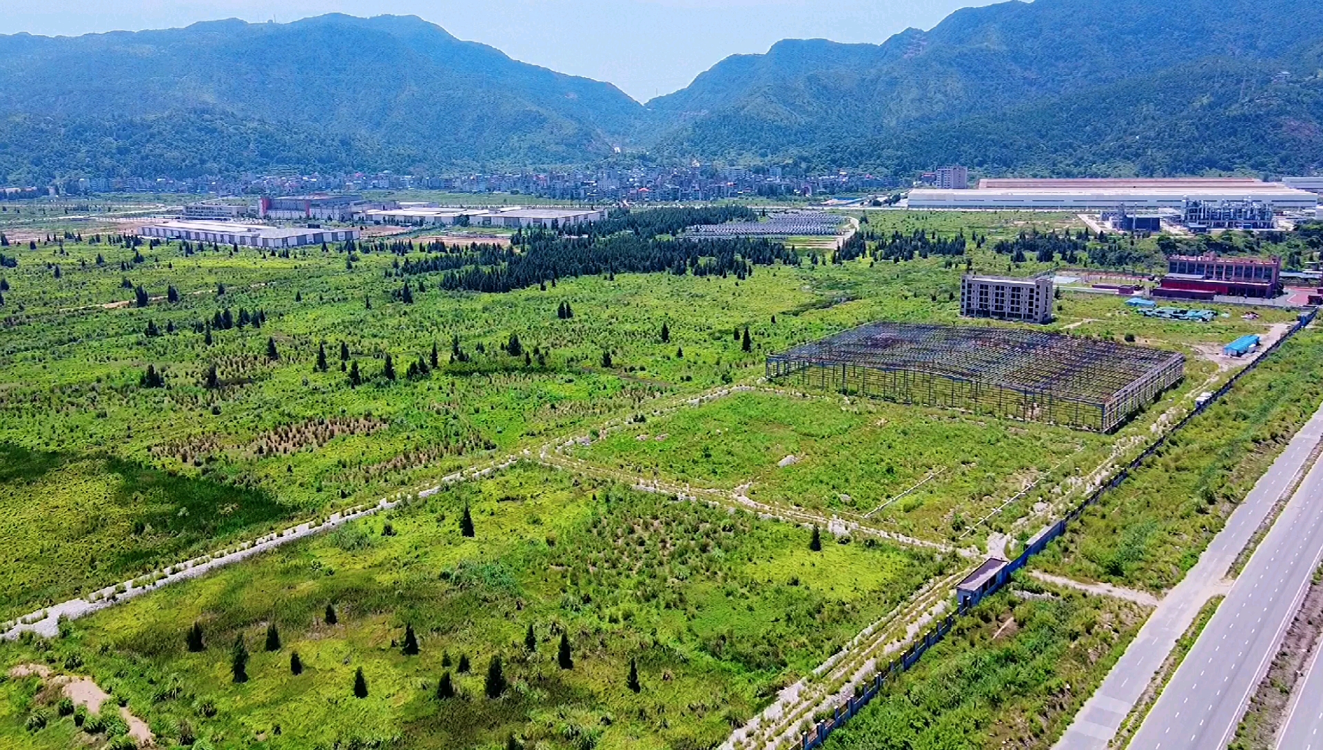 航拍福州连江县红厦村!