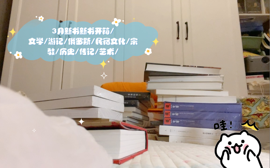 2023.3月一大批新书开箱(2) 新书开箱/文学/游记/俄罗斯/民宿文化/宗教/历史/传记/艺术/哔哩哔哩bilibili