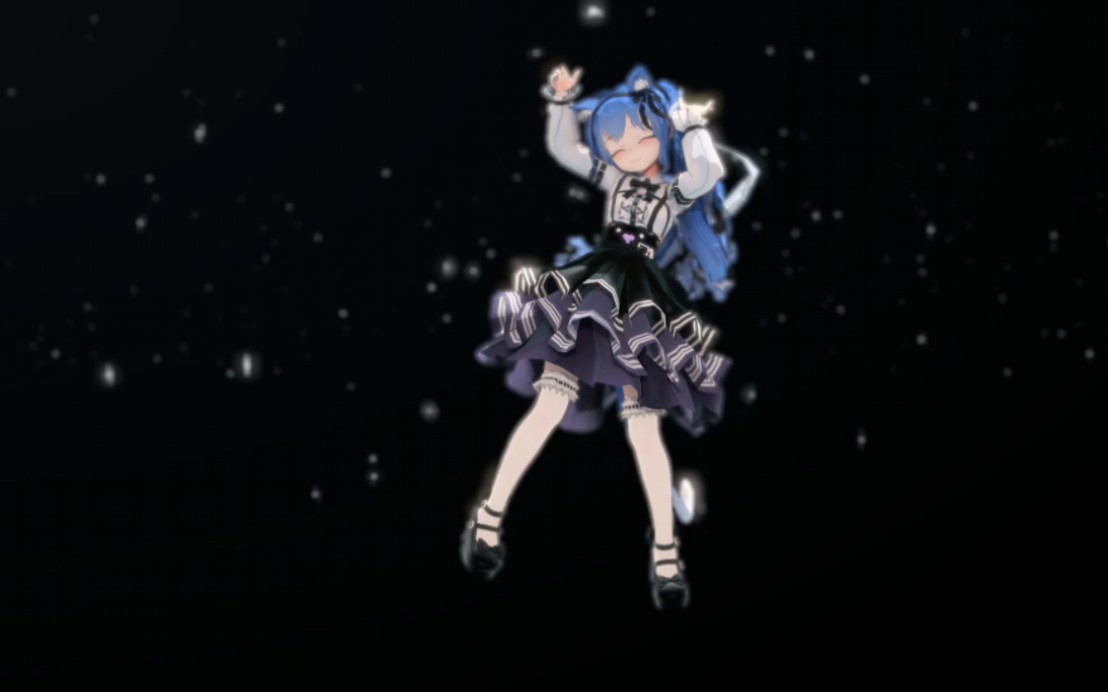 [图]{MMD-ラビットホール}初音未来一固定镜头