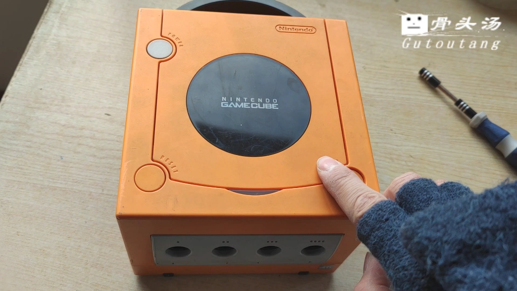 任天堂gamecube【ngc】游戏机,展示一下哔哩哔哩bilibili