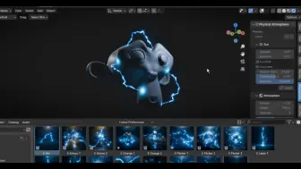 Tải video: iBlender插件 Omega Particle FX 粒子特效 Blender教程