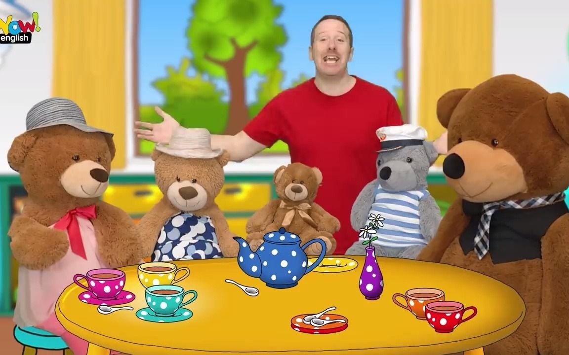 [图]18.Baby Teddy Bear Tea Party Song for Kids with Steve and Maggie