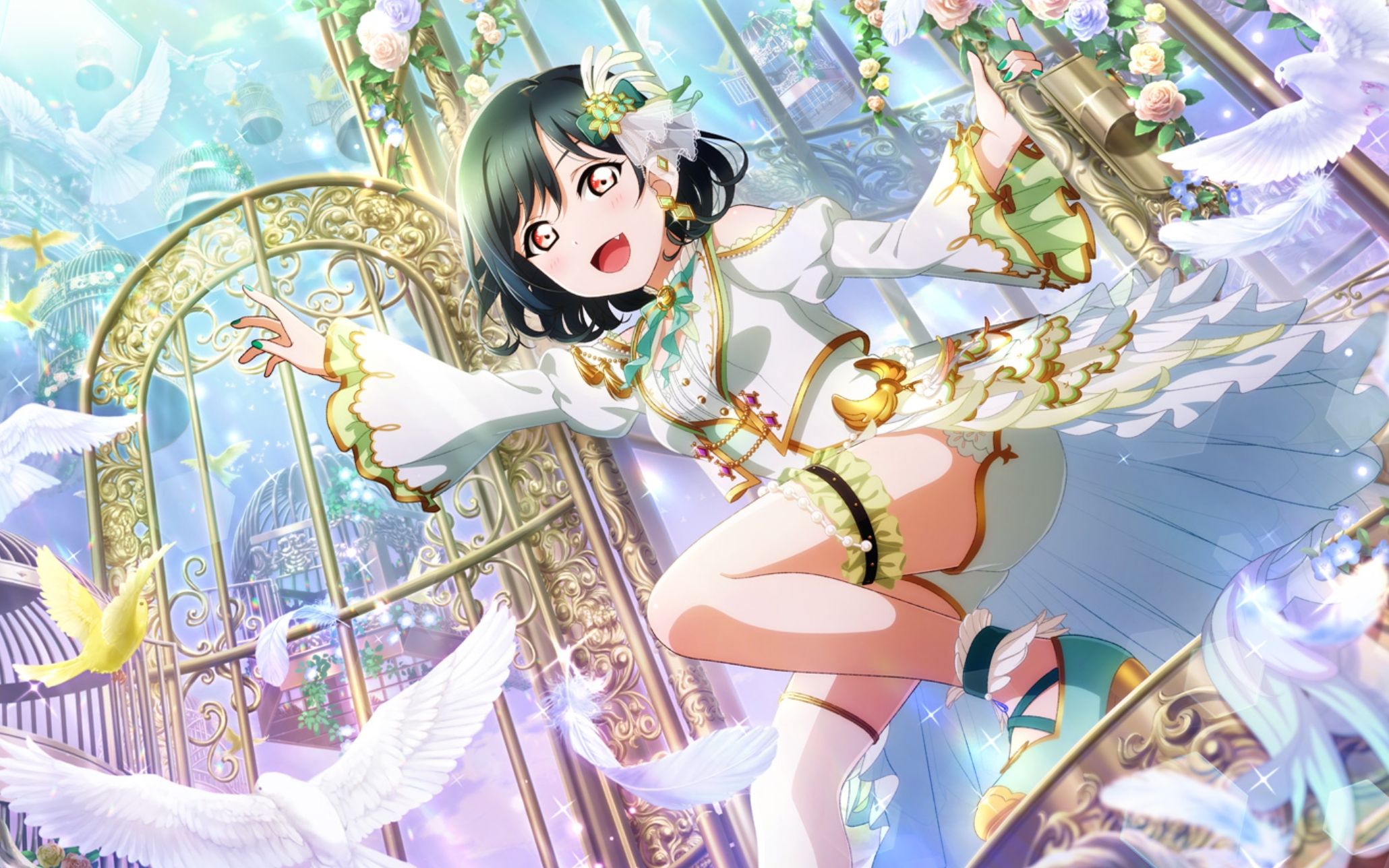 【lovelive all stars】fes3栞子 天空の楽園 衣装鉴赏