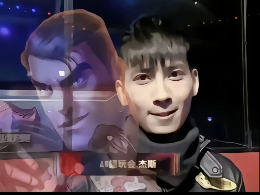 最抽象的是这哥们长的也像杰斯!