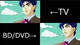 Jojo的奇妙冒险 Dvd版与tv版比較 4 6話 哔哩哔哩 つロ干杯 Bilibili