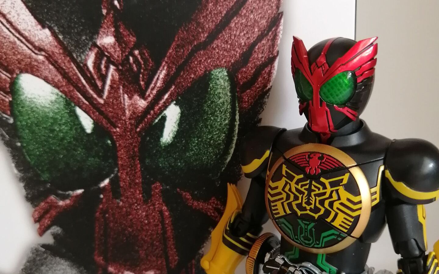 大拖把 大拖把 大拖把!假面骑士ooo真骨雕 (寒来拆盒)