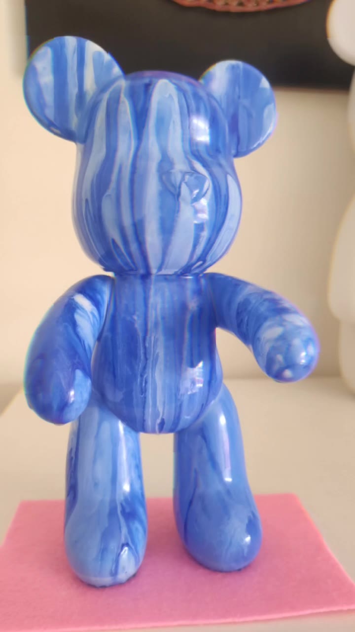 流体暴力熊蓝色系