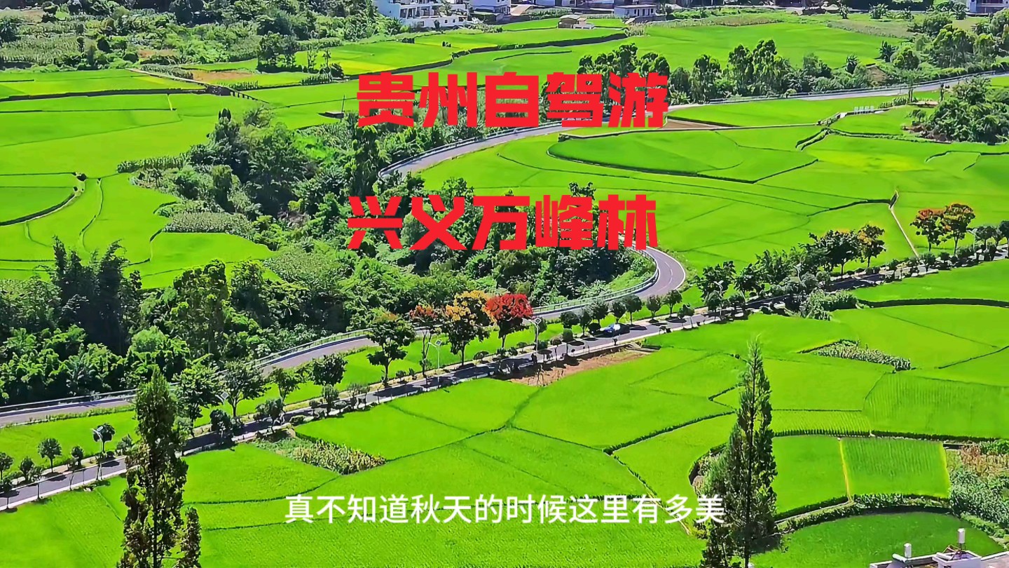 贵州自驾游,兴义万峰林田园风光无限好,现况视频准备出发这里的来先睹为快哔哩哔哩bilibili