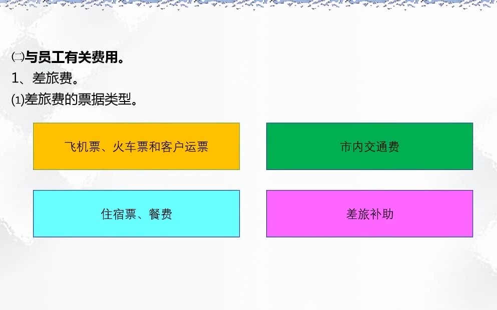 员工报销增值税账务处理:差旅费的票据类型及增值税处理哔哩哔哩bilibili