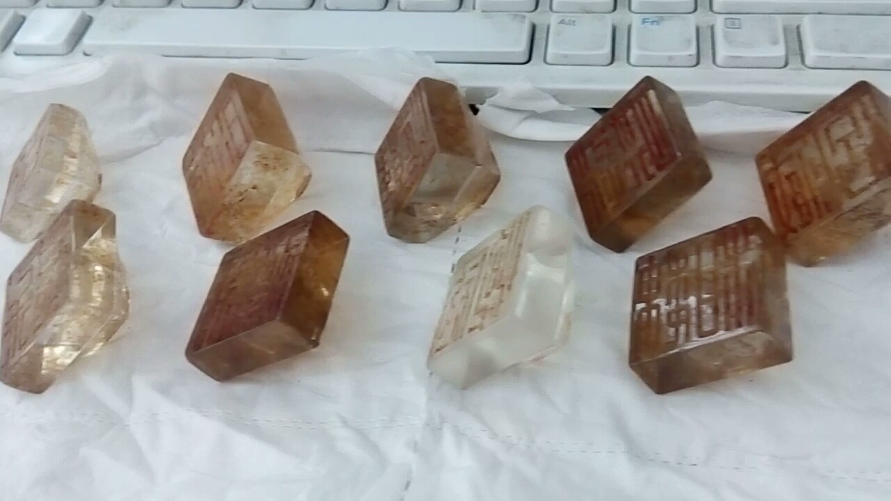 汉代水晶印 精美庄穆_哔哩哔哩_bilibili