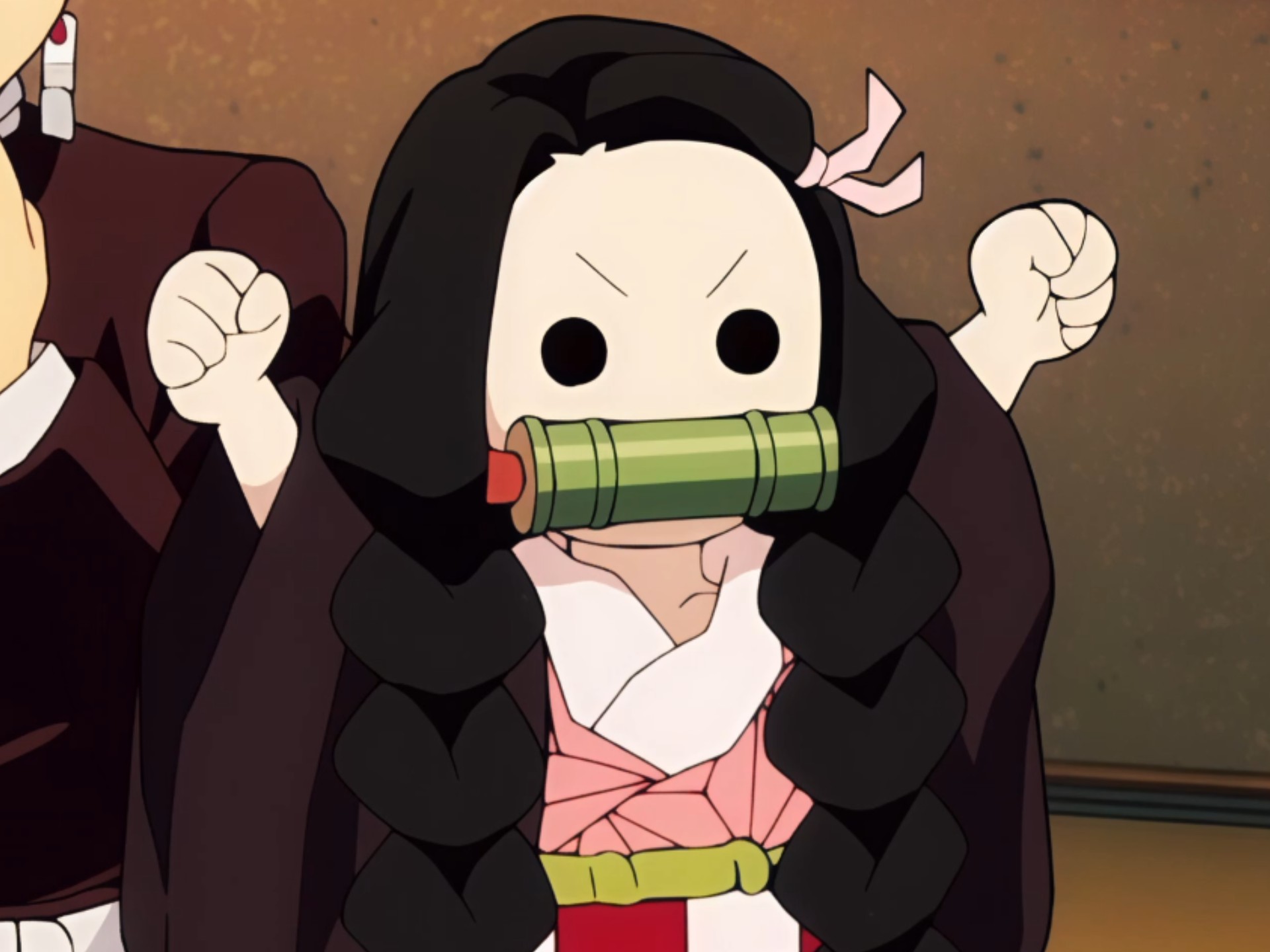 祢豆子就这样萌倒众人