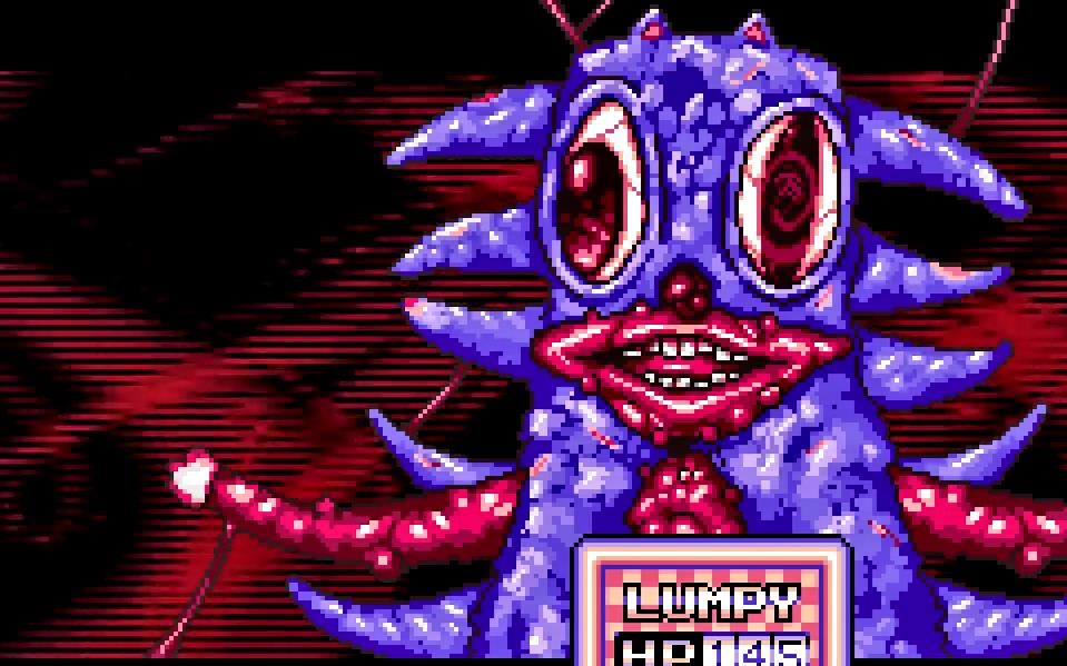 [图]【Lumpy Touch】CurseBound精神污染像素画合辑 - Cursed image pixelart with EarthBound music