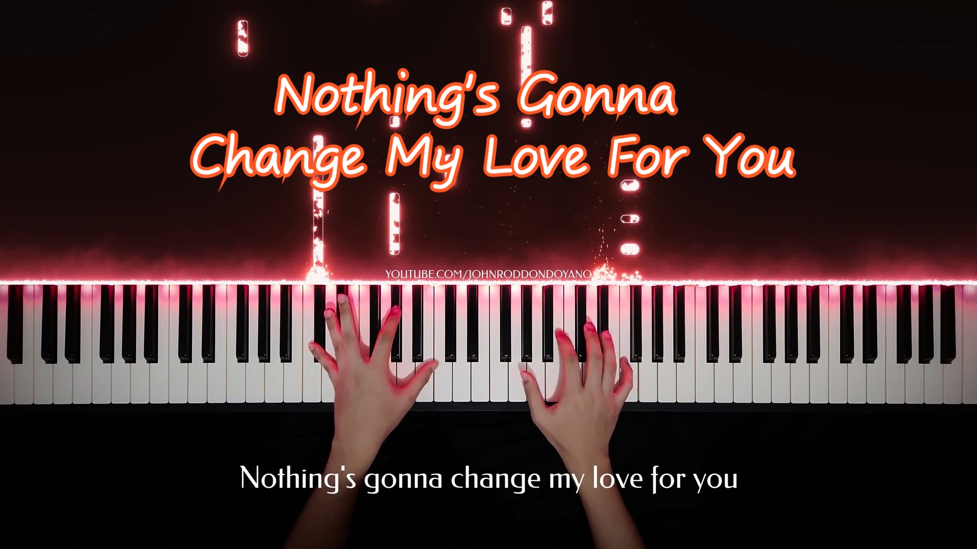 [图]油管搬运：Nothing's Gonna Change My Love For You | Piano Cover by John Rod Dondoyano