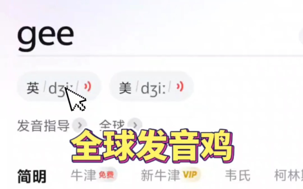 全球发音gee哔哩哔哩bilibili