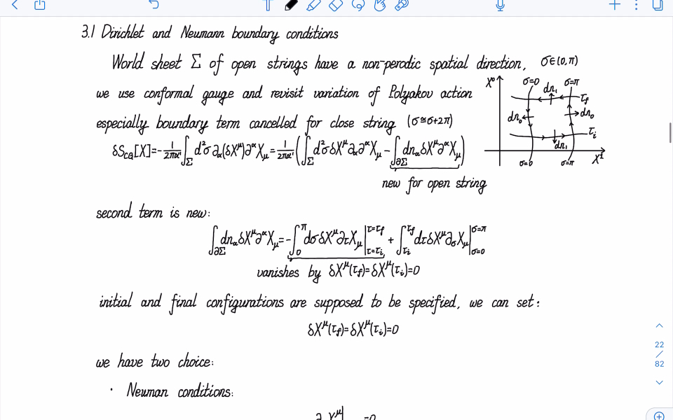 弦理论3.1(上)开弦的狄利克雷与纽曼边界条件哔哩哔哩bilibili