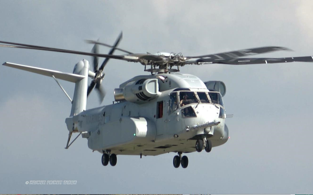 柏林航展2018美国海军陆战队ch53k种马王重型直升机20184