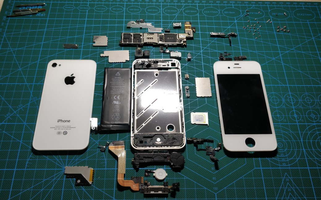 iphone 4 拆机装裱之拆解记录_哔哩哔哩_bilibili