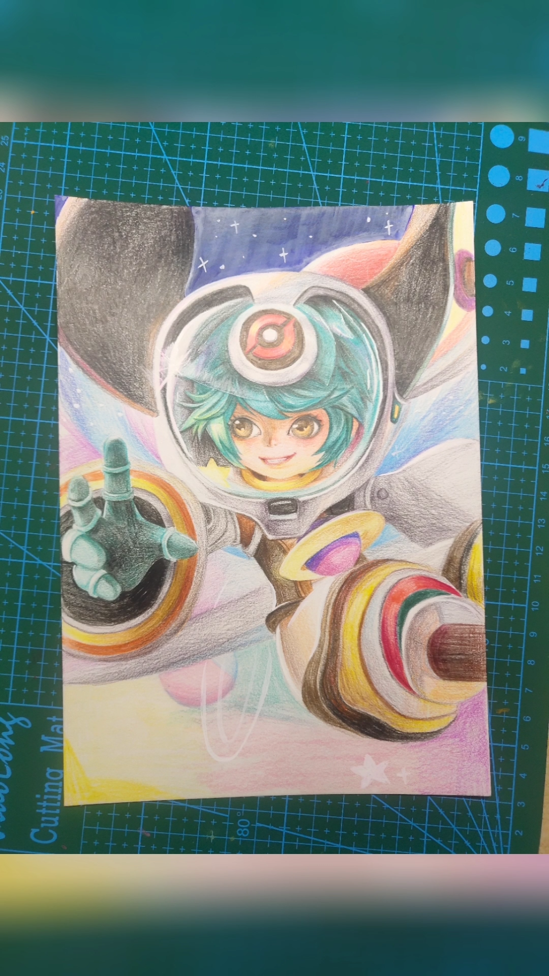 彩铅小耗子李元芳好喜欢这只小耗子拿