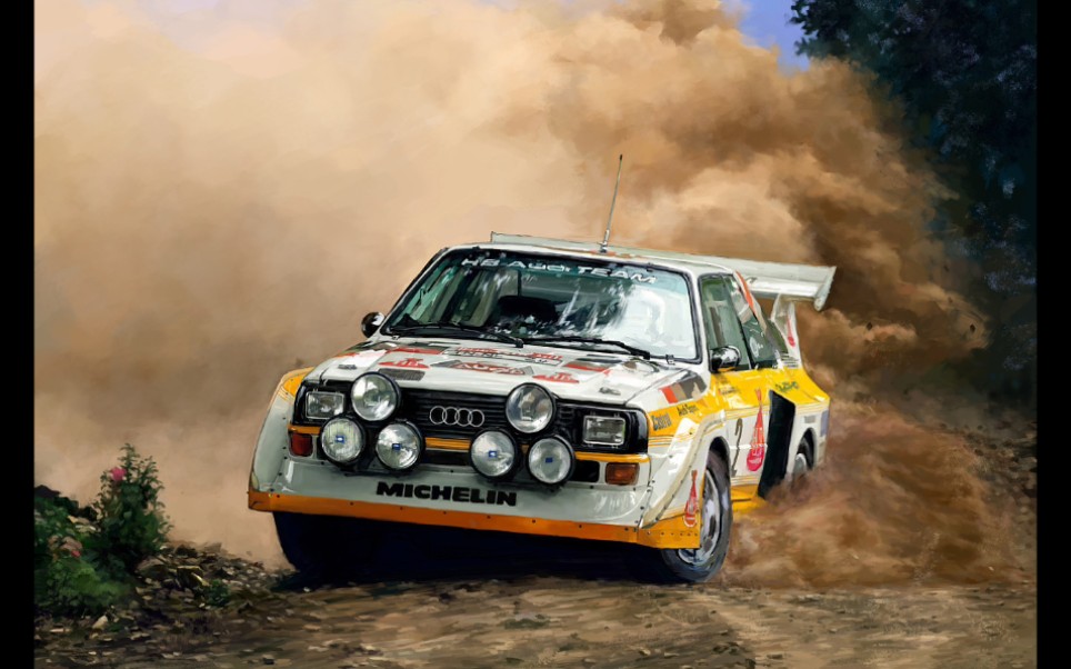 【地平线5】传奇b组拉力 奥迪quattro s1经典重现!