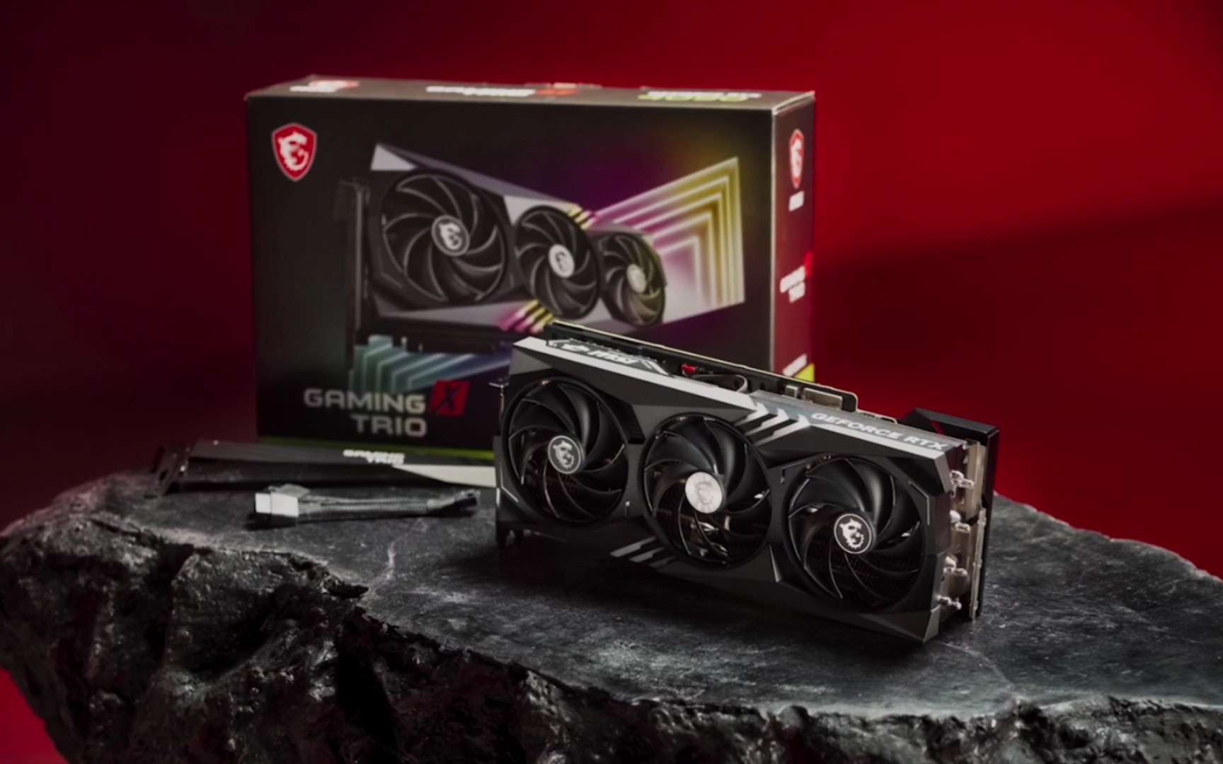 微星 rtx4090 gaming x trio 显卡产品展示