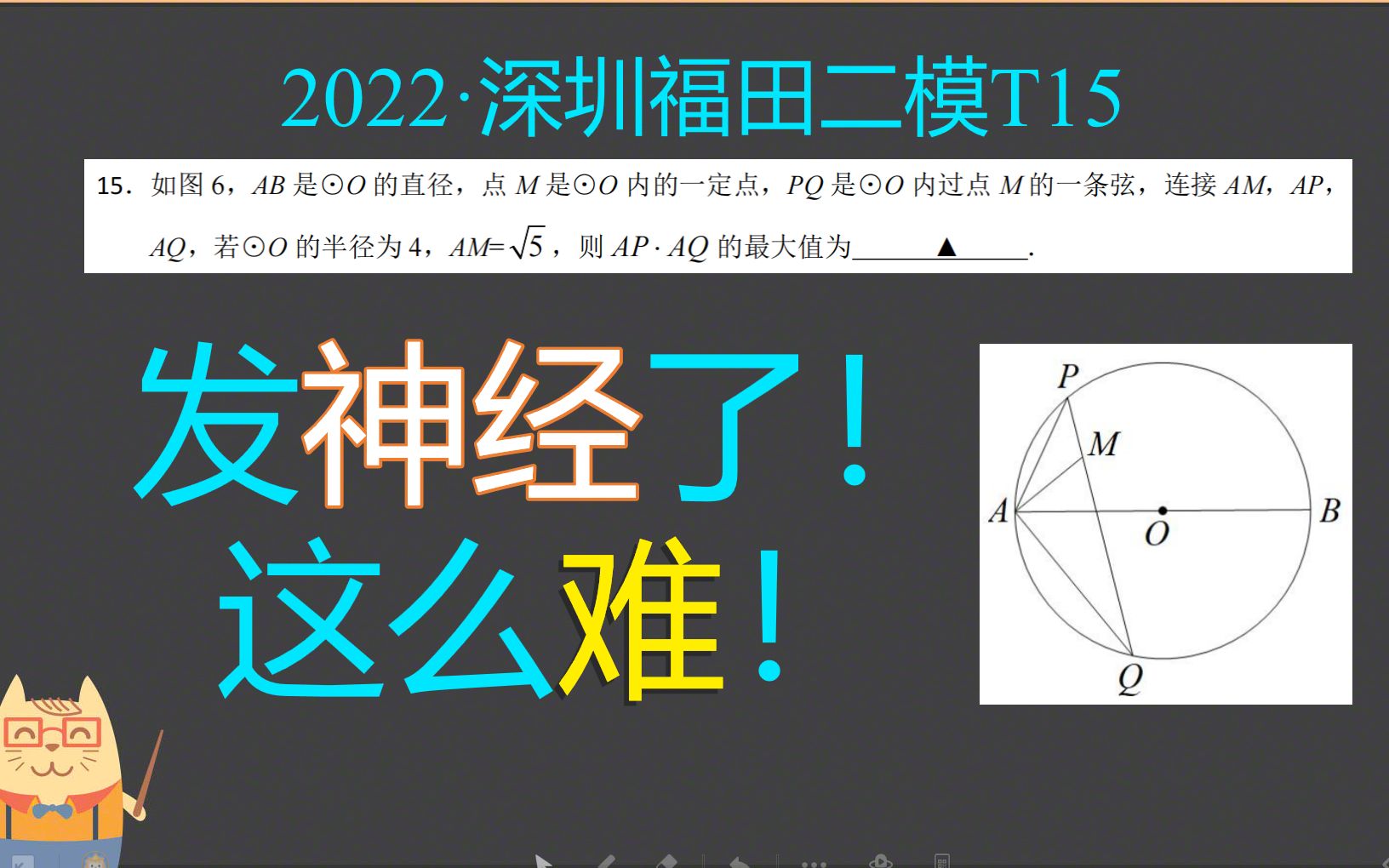 难得一见的最值好题!!2022深圳福田二模T15讲解哔哩哔哩bilibili