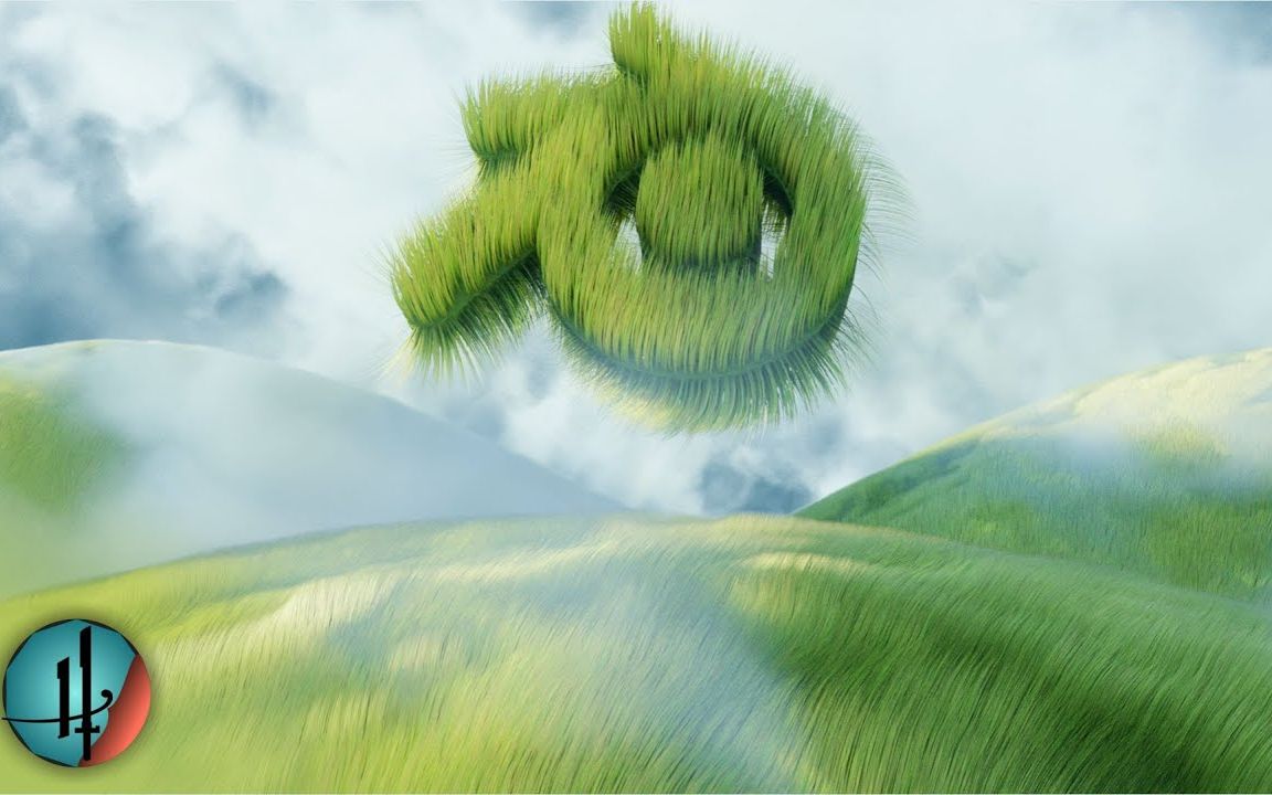 blender33几何节点模拟风吹草动的动画效果