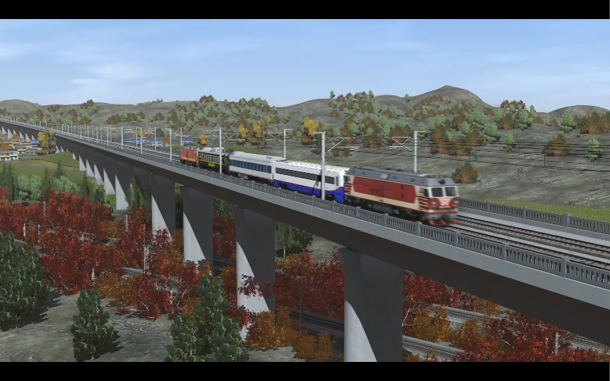 【trs模拟火车2022】客专验收了