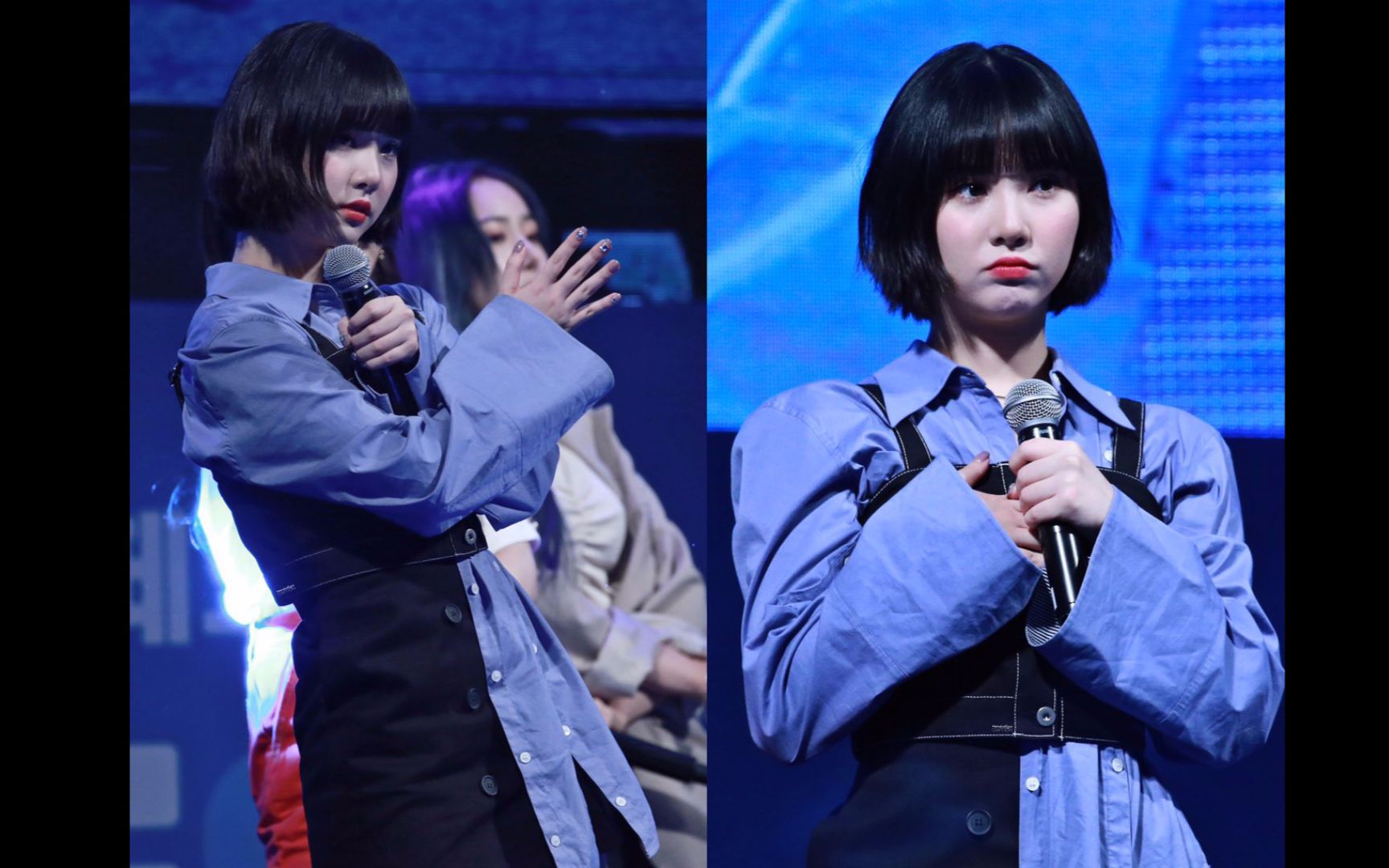 【gfriend】回归预热 短发嘟嘟脸银河 精致可爱升级_哔哩哔哩_bili