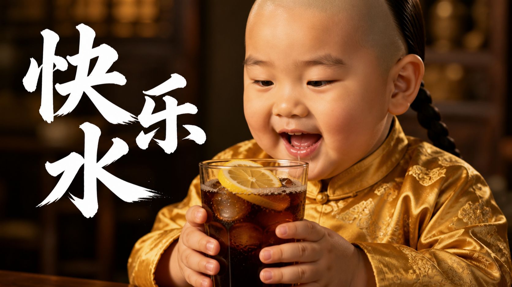 沉浸式体验清朝御厨如何制作快乐水海报