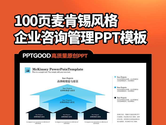 ppt也可以很高端!100页麦肯锡咨询管理ppt模板