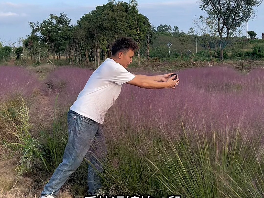 粉黛如何运镜？四个技巧分享给你，赶快带上手机拍起来吧！#手机摄影 #运镜技巧 #拍照技巧 #自拍杆 #手机遥控器