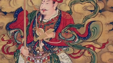 道教华光大帝,又称三眼灵光马元帅