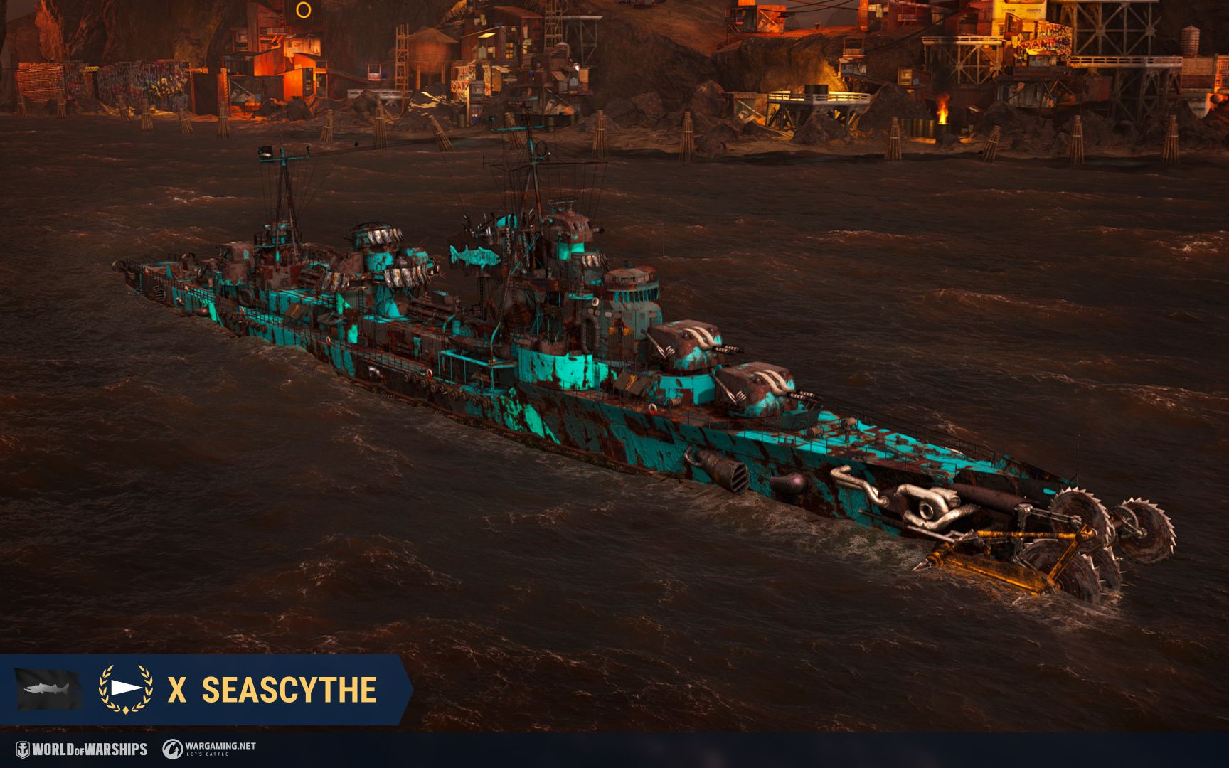 wowsasia废土版哈巴洛夫斯克海镰首航