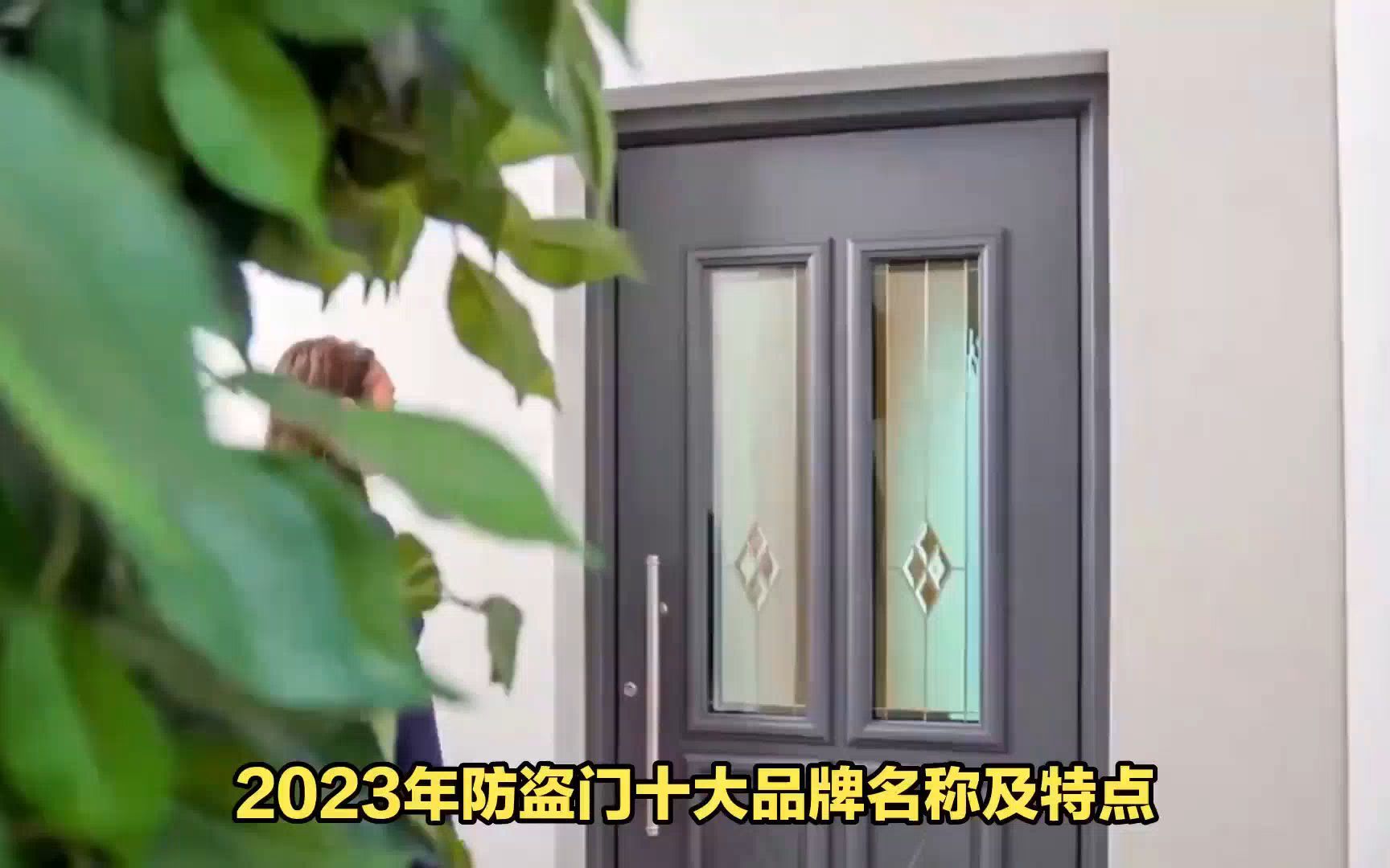 2023防盗门十大品牌哔哩哔哩bilibili