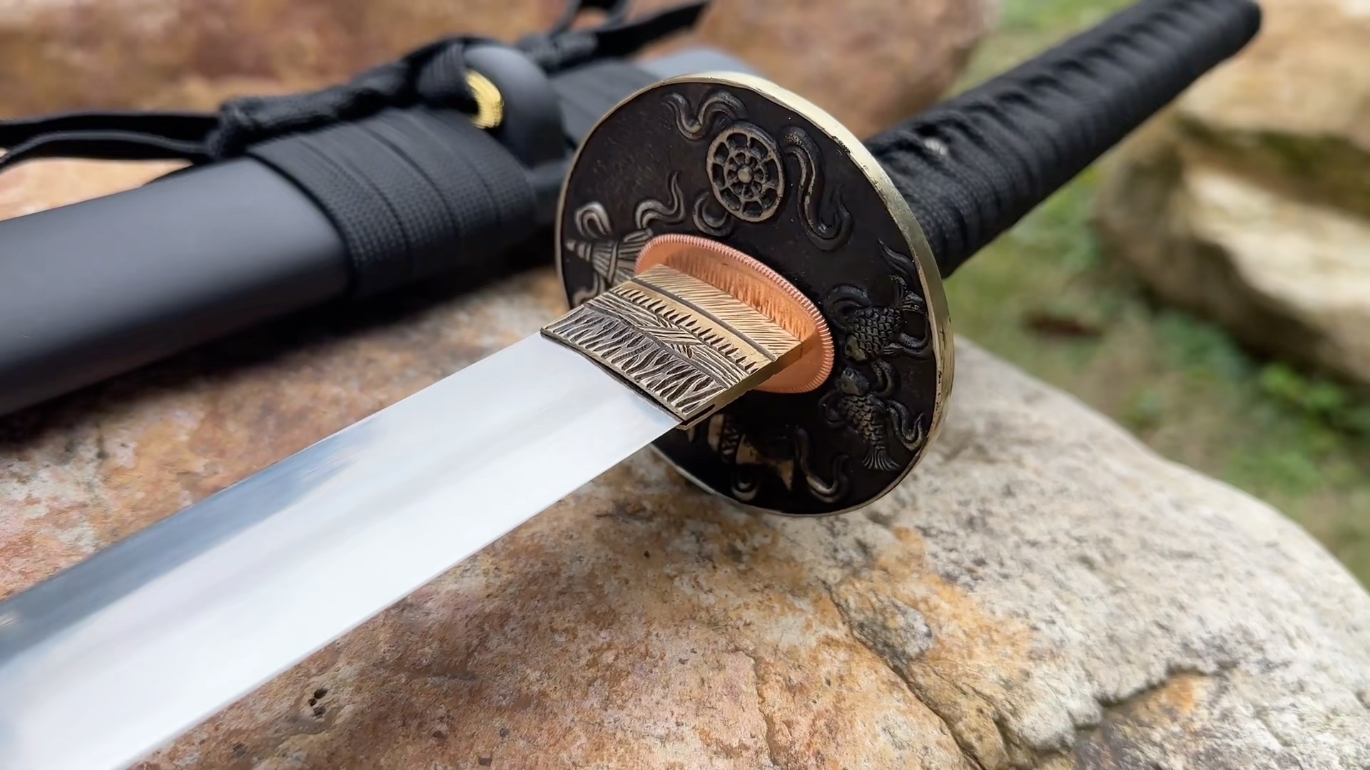 白铜装高性能武士刀