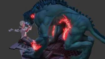 【3D建模人物-灵笼】马克队长+冉冰制作（下）