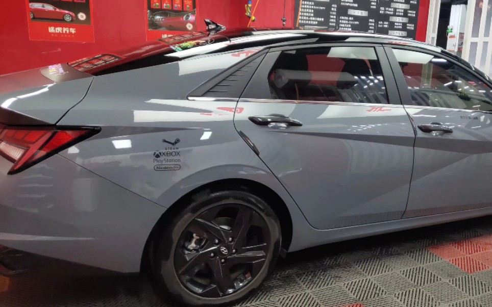 第七代伊兰特外观小改装_哔哩哔哩_bilibili